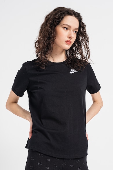 Nike Tricou cu decolteu la baza gatului Sportswear Club Essentials Femei