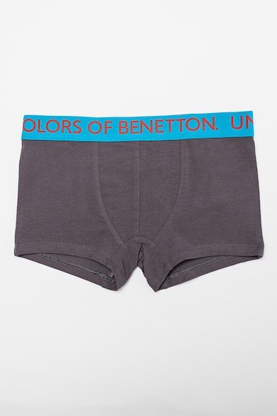 United Colors of Benetton Underwear Set de boxeri cu banda logo elastica in talie, 2 perechi Baieti