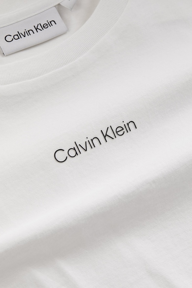 CALVIN KLEIN Tricou din bumbac cu detaliu logo Femei
