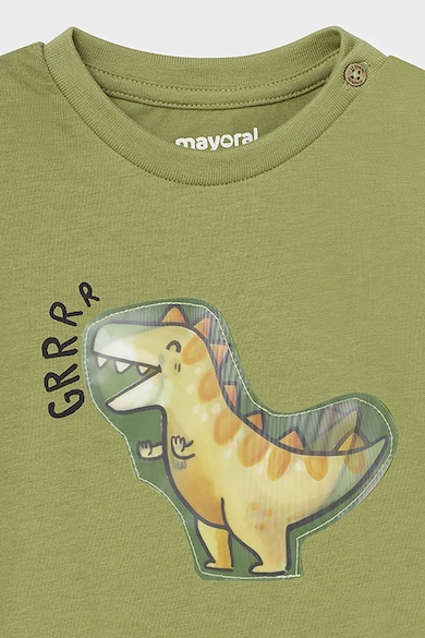 Mayoral Памучна тениска с щампа на динозавър Момчета