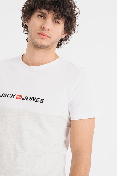 Jack&Jones Jack & Jones, Tricou de bumbac cu imprimeu logo Barbati