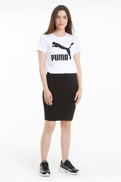 Puma Classics kerek nyakú logómintás póló női