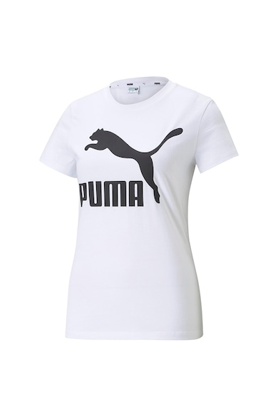 Puma Classics kerek nyakú logómintás póló női