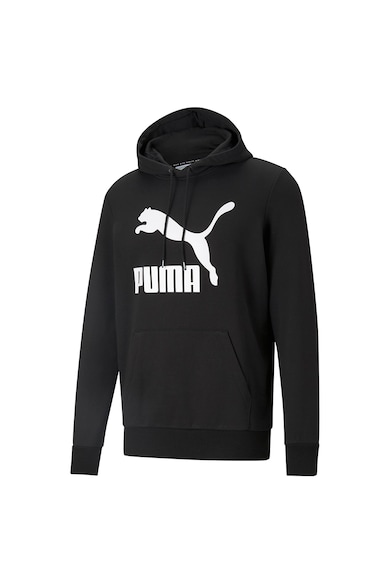 Puma Classics kapucnis logómintás pulóver kenguruzsebbel férfi