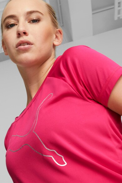Puma Tricou cu imprimeu logo si tehnologie dryCELL, pentru fitness Favorite Femei