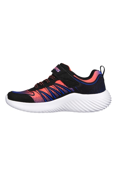 Skechers Bounder-Groovy sneaker hálós anyagbetétekkel Lány