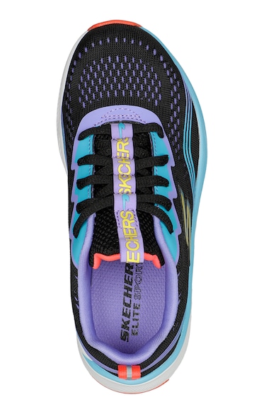 Skechers Pantofi sport cu model colorblock din plasa cu aspect tricotat Elite Fete