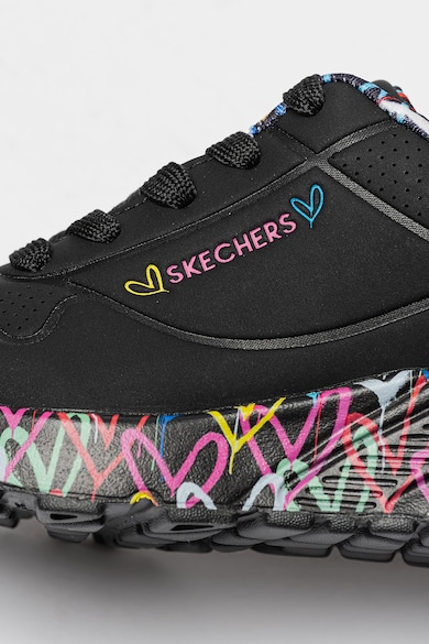 Skechers Uno Lite - Lovely Luv műbőr sneaker Lány