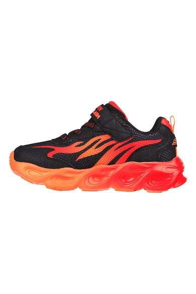 Skechers Pantofi sport cu velcro si LED-uri Thermo-Flash - Heat-Flux Baieti