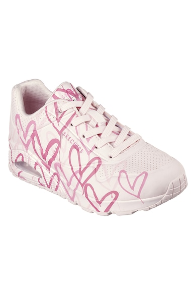 Skechers Pantofi sport wedge cu imprimeu Spread The Love Femei