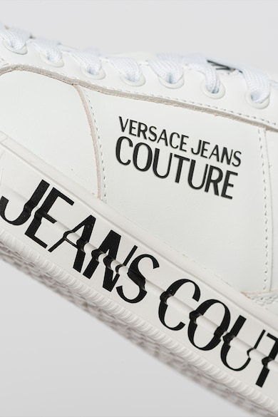Versace Jeans Couture Logómintás bőrsneaker női