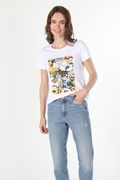 COLIN'S Памучна тениска с шарка Жени