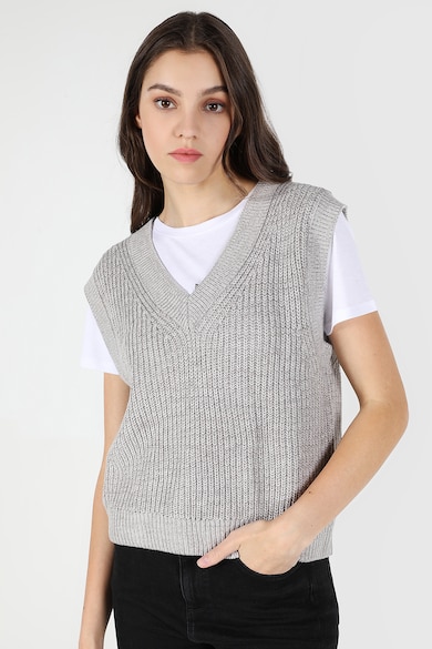 COLIN'S Пуловер с шпиц, без ръкави Жени