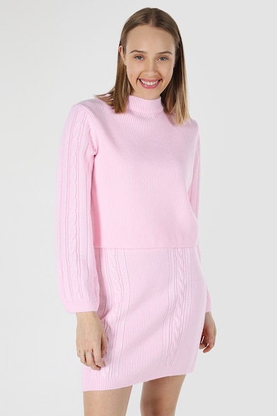 COLIN'S Пуловер с ниска яка и плетка осморка Жени