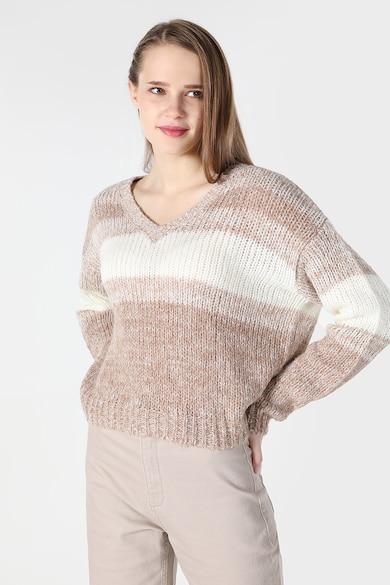 COLIN'S Пуловер с вълна с шпиц Жени