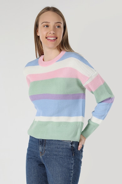 COLIN'S Раиран пуловер с паднали ръкави Жени