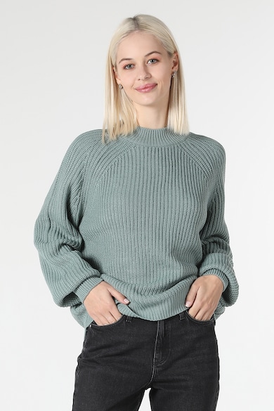 COLIN'S Raglánujjas bordázott pulóver női
