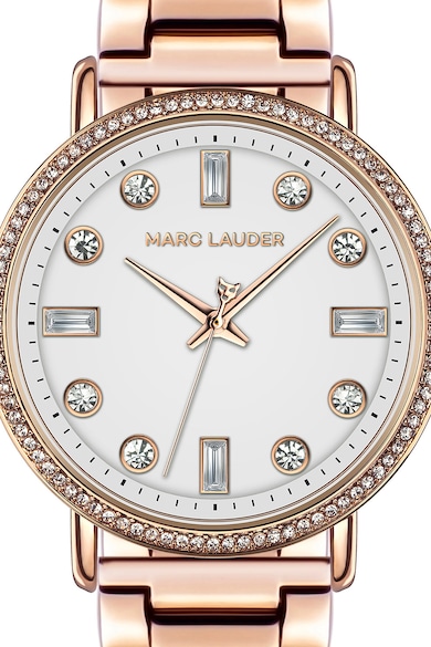 Marc Lauder Часовник от неръждаема стомана с кристали Жени