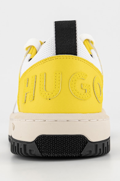 HUGO Hálós anyagú sneaker műbőr részletekkel női