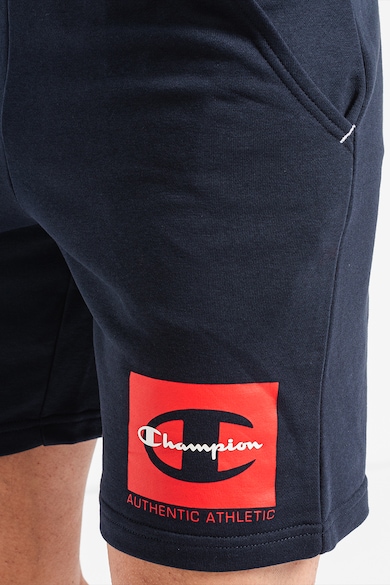 Champion Classic Label pamuttartalmú rövidnadrág logómintával férfi