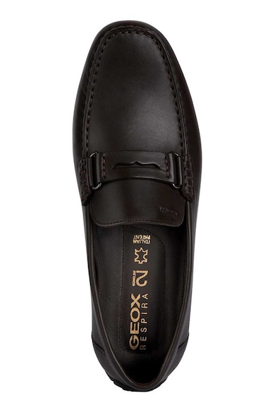 Geox Pantofi loafer de piele cu logo discret Barbati