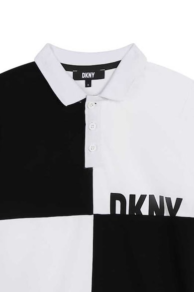 DKNY Galléros kockás póló Fiú