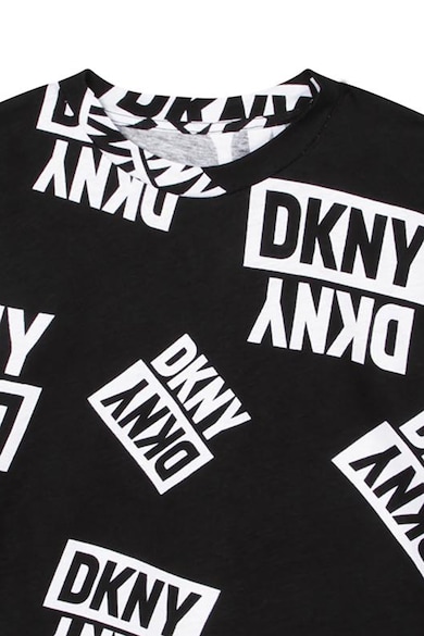 DKNY Тениска с овално деколте и десен с лого Момичета