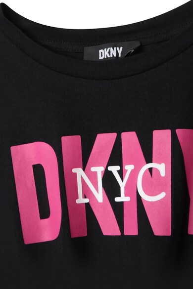DKNY Къса тениска с възел Момичета