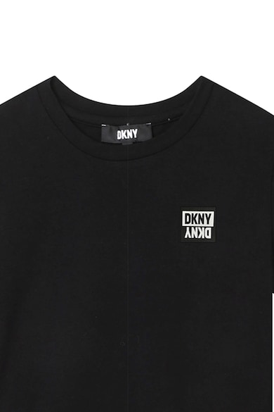 DKNY Tricou cu aplicatie logo Fete