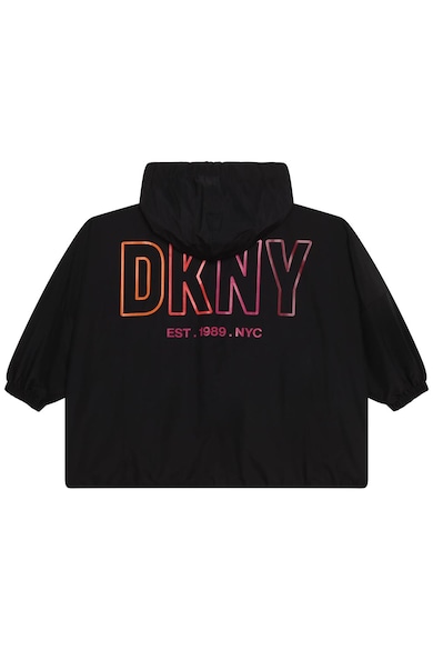 DKNY Szélálló kifordítható dzseki kapucnival Lány