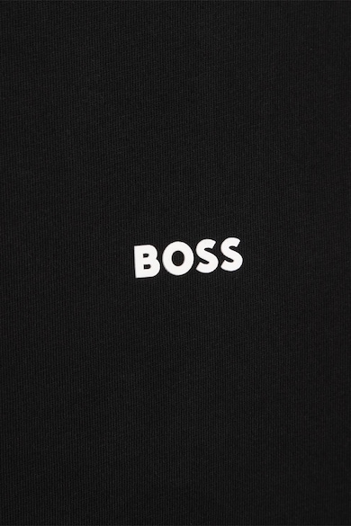BOSS Kidswear Tricou din bumbac cu imprimeu logo discret Baieti