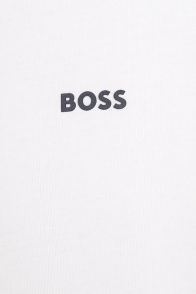 BOSS Kidswear Tricou din bumbac cu imprimeu logo discret Baieti