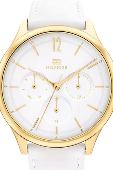Tommy Hilfiger Мултифункционален часовник с кожена каишка Жени