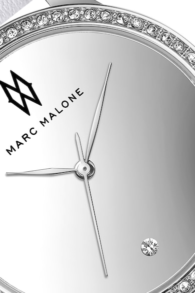 Marc Malone Bőrszíjas karóra kristályokkal díszítve női