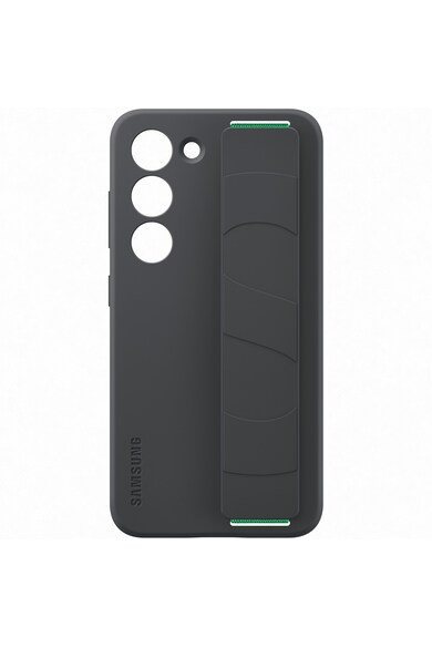 Samsung Husa de protectie  Silicone Grip Case pentru Galaxy S23, Black Barbati