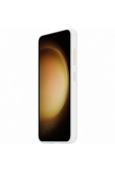 Samsung Husa de protectie  Silicone Grip Case pentru Galaxy S23, White Barbati