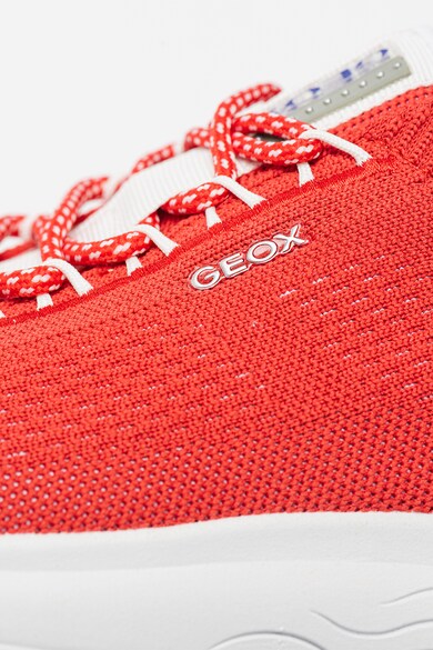 Geox Kötött hálós anyagú sneaker bőr részlettel női