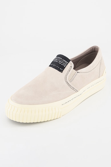 AllSaints Pantofi sport slip-on de piele intoarsa Barbati