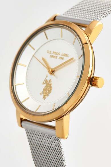 U.S. Polo Assn. Часовник с лого на циферблата Жени