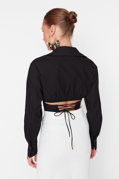 Trendyol Crop ing megkötővel a hátoldalán női