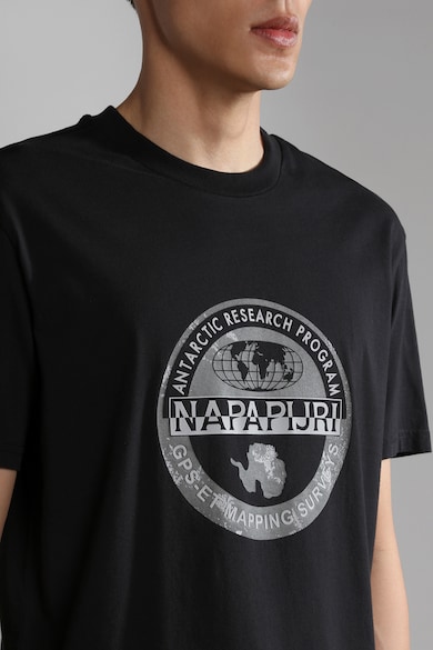Napapijri Tricou regular fit cu imprimeu logo Bollo Barbati