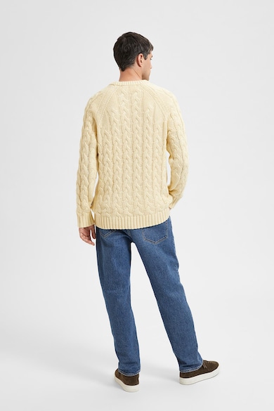 Selected Homme Пуловер с плетка осморка Мъже