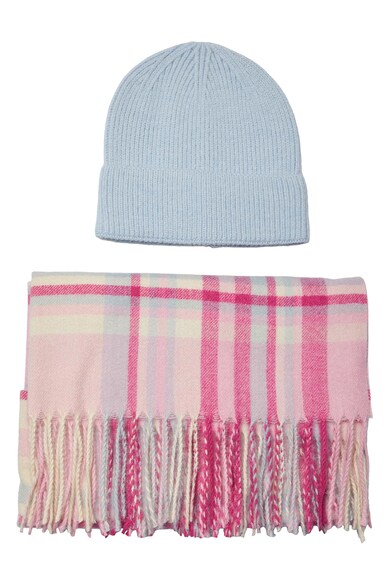 Set de caciula si fular Pieces (17130992-BEGONIA-PINK) | Fashion Days
