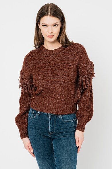 Only Wanda csavartkötésmintájú pulóver női