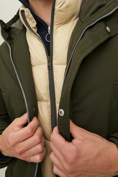 Jack & Jones Vízlepergető kapucnis téli parka kabát férfi