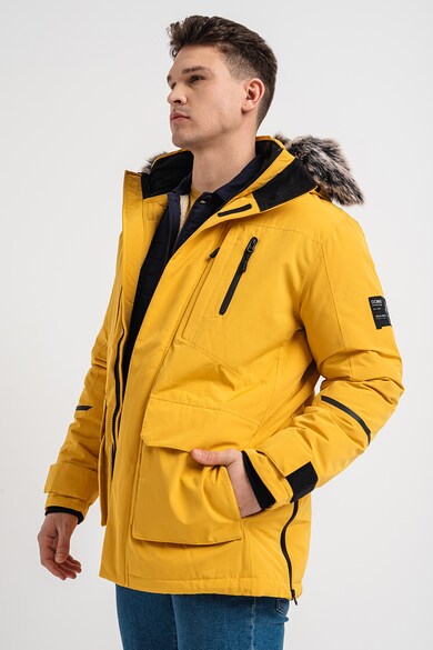 Jack & Jones Egyszínű kapucnis parka kabát férfi