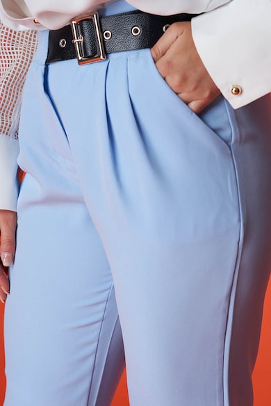 GODEEA Pantaloni slim fit cu detaliu curea Femei