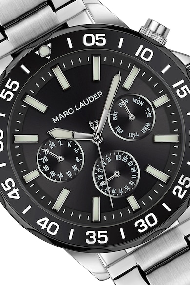 Marc Lauder Мултифункционален часовник с верижка от неръждаема стомана Мъже