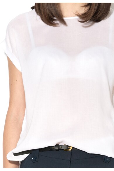 Big Star Tricou alb transparent Audrey Femei