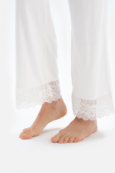 DAGI Pijama lunga cu aplicatii din dantela pentru gravide Femei